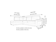 Load image into Gallery viewer, California Corner Fabric RHF With Chaise
