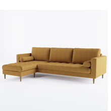 Load image into Gallery viewer, Palo Sofa T | L-Shaped Sectional with Chaise (8.25 feet length) | Tufted
