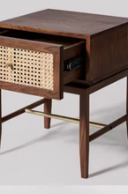 Load image into Gallery viewer, Cane Comfort Bedside Table
