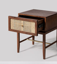 Load image into Gallery viewer, Cane Comfort Bedside Table
