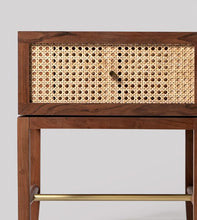 Load image into Gallery viewer, Cane Comfort Bedside Table
