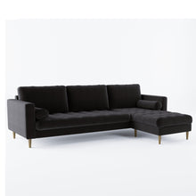Load image into Gallery viewer, Palo Sofa T | L-Shaped Right Sectional with Chaise (8.25 feet length) | Tufted
