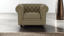 Load image into Gallery viewer, Chesterfield 1 Seater Fabric Sofa
