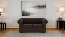 Load image into Gallery viewer, Chesterfield 2 Seater Leather Sofa
