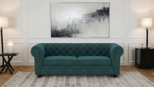 Load image into Gallery viewer, Chesterfield 3 Seater Fabric Sofa
