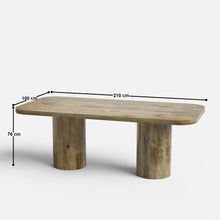 Load image into Gallery viewer, Alba-Kiyomi Dining Table Set - 6 &amp; 8 Seater/ All sizes
