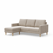 Load image into Gallery viewer, Lore Sofa | L-Shaped Sectional with Chaise (7 feet) - High Back Sofa
