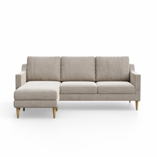 Load image into Gallery viewer, Lore Sofa | L-Shaped Sectional with Chaise (7 feet) - High Back Sofa

