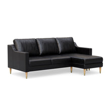 Load image into Gallery viewer, Lore Sofa | L-Shaped Right Sectional with Chaise | Italian Leather Sofa (7 feet)
