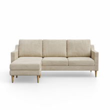 Load image into Gallery viewer, Lore Sofa | L-Shaped Sectional with Chaise (7 feet) - High Back Sofa
