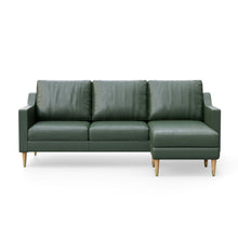 Load image into Gallery viewer, Lore Sofa | L-Shaped Right Sectional with Chaise | Italian Leather Sofa (7 feet)
