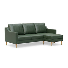 Load image into Gallery viewer, Lore Sofa | L-Shaped Right Sectional with Chaise | Italian Leather Sofa (7 feet)
