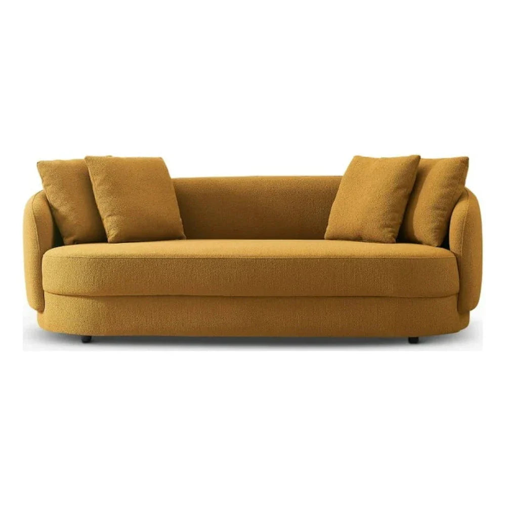 Omaxe Luxury Modern Suede Sofa Set