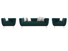Load image into Gallery viewer, Darwin Dazzle Sofa Set In Velvet
