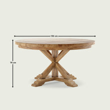 Load image into Gallery viewer, Gable Luxury Round Dining Table - 4 &amp; 6 Seater/All Sizes
