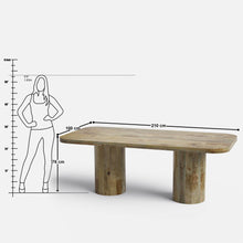 Load image into Gallery viewer, Alba Luxury Dining Table - 6 &amp; 8 Seater/All Sizes

