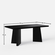 Load image into Gallery viewer, Alejandro Black Luxury Dining Table - 6 &amp; 8 Seater/All Sizes
