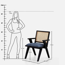 Load image into Gallery viewer, Flora Chair Black
