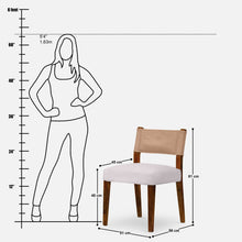 Load image into Gallery viewer, Angel Upholstered Chair - Set of Two - Dual Tone - Blush
