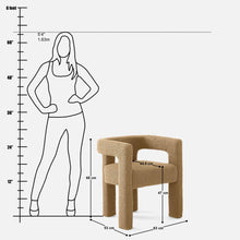 Load image into Gallery viewer, Candela Upholstered Chair - Set of Two - Cookie
