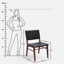 Load image into Gallery viewer, Manor Chair - Set of Two - Lead Black
