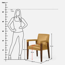 Load image into Gallery viewer, Luna Upholstered Chair - Set of Two - Mustard
