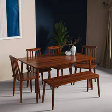 Load image into Gallery viewer, Maltby Dining Table Set - 4 &amp; 6 Seater/150 cm with Bench
