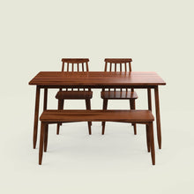 Load image into Gallery viewer, Maltby Dining Table Set - 4 &amp; 6 Seater/150 cm with Bench
