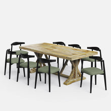 Load image into Gallery viewer, Gable-Arendt Dining Table Set- 6 &amp; 8 Seater/ All sizes
