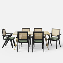 Load image into Gallery viewer, Dido-Flora Dining Table Set - Large 4 &amp; 6 Seater/ All sizes
