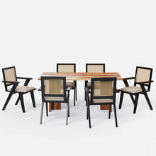 Load image into Gallery viewer, Antwerp-Flora Dining Table Set- 6 &amp; 8 Seater/ All sizes
