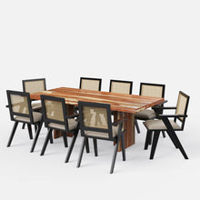 Load image into Gallery viewer, Antwerp-Flora Dining Table Set- 6 &amp; 8 Seater/ All sizes
