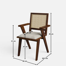 Load image into Gallery viewer, Helena-Flora Walnut Dining Table Set - 4 &amp; 6 Seater - All Sizes
