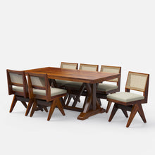 Load image into Gallery viewer, Gable-Jean Dining Table Set- 6 &amp; 8 Seater/ All sizes
