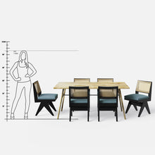 Load image into Gallery viewer, Dido-Jean Dining Table Set - Large 4 &amp; 6 Seater/ All sizes
