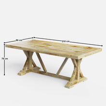 Load image into Gallery viewer, Gable-Polly Dining Table Set- 6 &amp; 8 Seater/ All sizes
