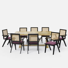 Load image into Gallery viewer, Gable-Flora Dining Table Set- 6 &amp; 8 Seater/ All sizes
