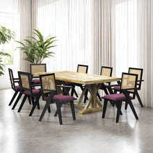 Load image into Gallery viewer, Gable-Flora Dining Table Set- 6 &amp; 8 Seater/ All sizes
