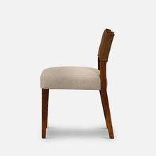 Load image into Gallery viewer, Angel Upholstered Chair - Set of Two - Dual Tone - Tan
