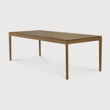 Load image into Gallery viewer, Elan Dining Table (6 feet) - Solid Teak/Walnut/Oak Wood
