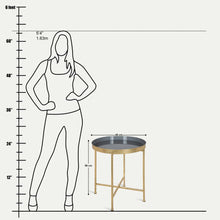 Load image into Gallery viewer, Helena Table - Metal frame with Tray Top
