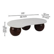 Load image into Gallery viewer, Fabriano Walnut Coffee Table
