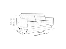 Load image into Gallery viewer, Falcon 3 Seater Fabric Sofa
