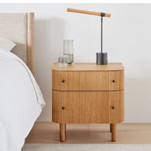 Load image into Gallery viewer, Fluted Grace Bedside Table
