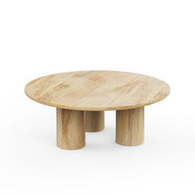 Load image into Gallery viewer, Gaia Round Coffee Table - Mango Natural (15In Height)

