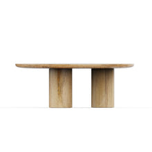 Load image into Gallery viewer, Gaia Round Coffee Table - Mango Natural (15In Height)
