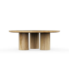 Load image into Gallery viewer, Gaia Round Coffee Table - Mango Natural (15In Height)
