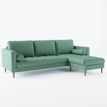 Load image into Gallery viewer, Palo Sofa T | L-Shaped Right Sectional with Chaise (8.25 feet length) | Tufted
