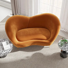 Load image into Gallery viewer, Hana Luxury Modern Velvet Upholstered Curved Sofa
