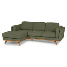 Load image into Gallery viewer, Lumo Sofa | L Shaped Sectional | Down-feather Back Cushions (7.5 feet)
